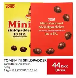 Nielsen's Discount TOMS MINI SKILDPADDER, DKK 44 tilbud