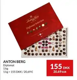 Nielsen's Discount ANTON BERG, DKK 155 tilbud