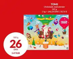 Nielsen's Discount TOMS, DKK 26 tilbud
