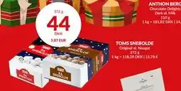 Nielsen's Discount TOMS SNEBOLDE, DKK 44 tilbud