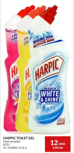 Nielsen's Discount HARPIC TOILET GEL, DKK 12 tilbud
