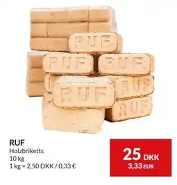 Nielsen's Discount RUF, DKK 25 tilbud