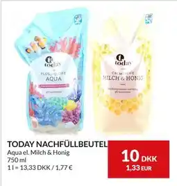 Nielsen's Discount TODAY NACHFÜLLBEUTEL, DKK 10 tilbud