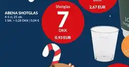 Nielsen's Discount ABENA SHOTGLAS, DKK 7 tilbud