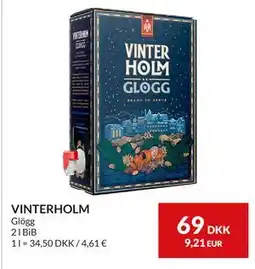 Nielsen's Discount VINTERHOLM, DKK 69 tilbud