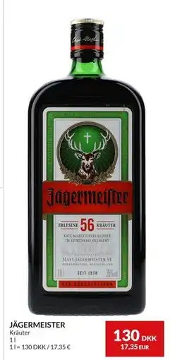 Nielsen's Discount JÄGERMEISTER, DKK 130 tilbud