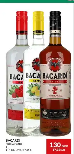 Nielsen's Discount BACARDI, DKK 130 tilbud