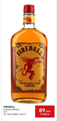 Nielsen's Discount FIREBALL, DKK 89 tilbud