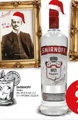 Nielsen's Discount SMIRNOFF, DKK 99 tilbud