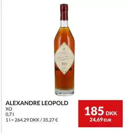 Nielsen's Discount ALEXANDRE LEOPOLD, DKK 185 tilbud
