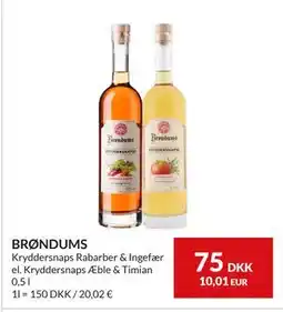 Nielsen's Discount BRØNDUMS, DKK 75 tilbud