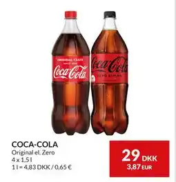 Nielsen's Discount COCA-COLA, DKK 29 tilbud