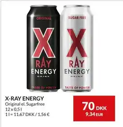 Nielsen's Discount X-RAY ENERGY, DKK 70 tilbud