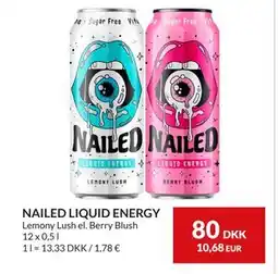 Nielsen's Discount NAILED LIQUID ENERGY, DKK 80 tilbud