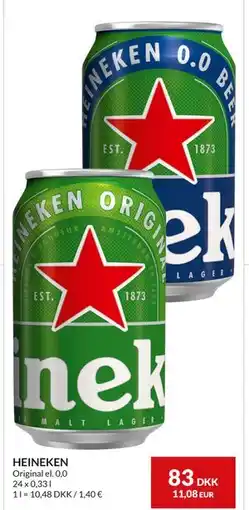 Nielsen's Discount HEINEKEN, DKK 93 tilbud