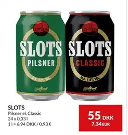 Nielsen's Discount SLOTS, DKK 55 tilbud