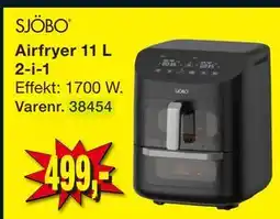 Harald Nyborg Airfryer 11 L 2-i-1, DKK 499 tilbud