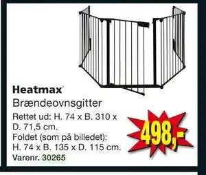 Brændeovnsgitter, DKK 498