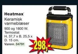 Harald Nyborg Keramisk varmeblæser, DKK 298 tilbud