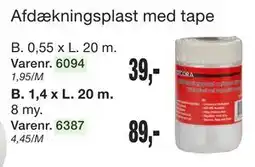 Harald Nyborg Afdækningsplast med tape tilbud