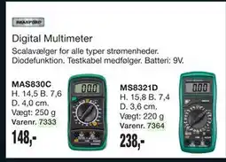 Harald Nyborg Digital Multimeter tilbud