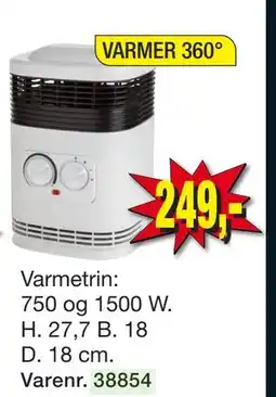 Harald Nyborg Varmeblæser, DKK 249 tilbud