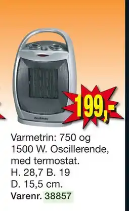 Harald Nyborg Varmeblæser, DKK 199 tilbud