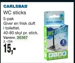 Harald Nyborg WC sticks, DKK 15 tilbud