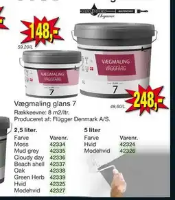 Harald Nyborg Vægmaling glans 7 tilbud