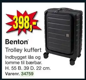 Trolley kuffert, DKK 398