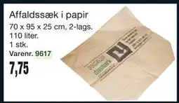 Harald Nyborg Affaldssæk i papir, DKK 7.75 tilbud