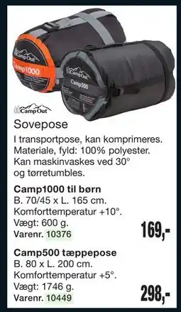 Harald Nyborg Sovepose, DKK 298 tilbud