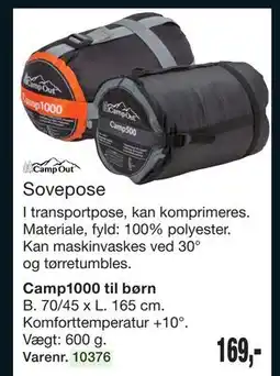 Harald Nyborg Sovepose, DKK 169 tilbud