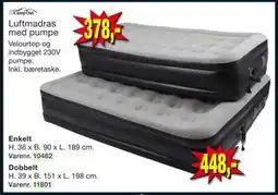 Harald Nyborg Luftmadras med pumpe, DKK 448 tilbud