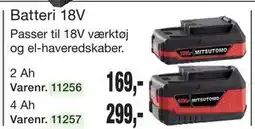 Harald Nyborg Batteri 18V tilbud