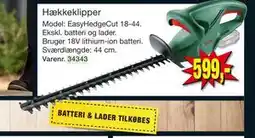 Harald Nyborg Hækkeklipper, DKK 599 tilbud