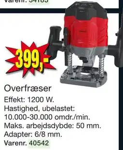 Harald Nyborg Overfræser, DKK 399 tilbud