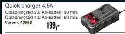 Harald Nyborg Quick charger 4,5A, DKK 199 tilbud