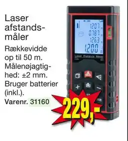 Harald Nyborg Laser afstandsmåler, DKK 229 tilbud