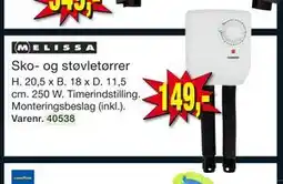 Harald Nyborg Sko- og støvletørrer, DKK 149 tilbud