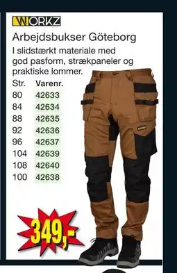 Harald Nyborg Arbejdsbukser Göteborg, DKK 349 tilbud