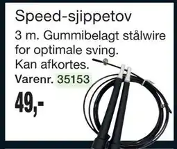 Harald Nyborg Speed-sjippetov, DKK 49 tilbud