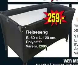 Harald Nyborg Rejseseng, DKK 259 tilbud