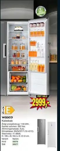 Harald Nyborg Køleskab, DKK 2999 tilbud