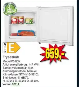 Harald Nyborg Fryseskab, DKK 659 tilbud