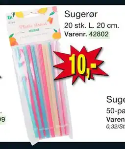 Harald Nyborg Sugerør, DKK 10 tilbud