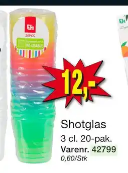 Harald Nyborg Shotglas, DKK 12 tilbud