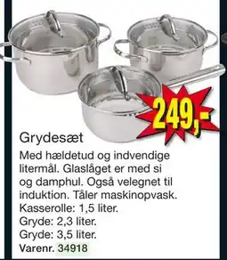 Harald Nyborg Grydesæt, DKK 249 tilbud