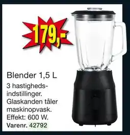 Harald Nyborg Blender 1,5 L, DKK 179 tilbud