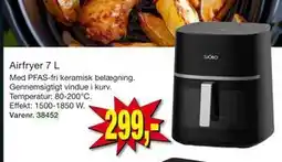 Harald Nyborg Airfryer 7 L, DKK 299 tilbud